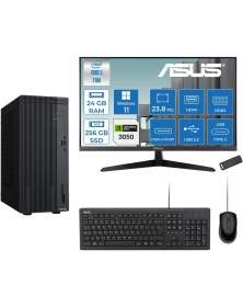 Resim Asus Expertcenter P500MV Intel® Core™ Ultra 5 210H 4.8ghz Aı 24GB Ddr5 256GB SSD 23.8" 120Hz 6GB/RTX3050 WIN11HOME Mini Tower Masaüstü Bilgisayar D52108512B0D23H06+ZETTAUSBBELLEK 