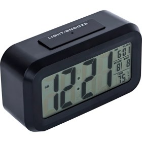 Resim Dijital Saat - LCD Zaman Göstergeli / Siyah 