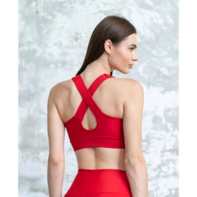 Resim Bugasy Kırmızı Destekli Toparlayıcı Spor Sütyen 