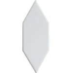 Resim Armada Çini 5x15 cm Düz Yaprak Desen Beyaz Çini Seramik Karo 