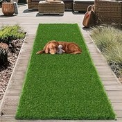 Resim 1 adet Premium Yapay Çim - Evcil Hayvan Dostu Sentetik Sahte Çim, Yüksek Yoğunluklu 10mm Plastik Fiber, Dayanıklı Poliüretan Destek, İç/Dış Mekan Yeşil Halı, Bahçe, Oyun Alanı ve Dekor, Çim Dekoru 