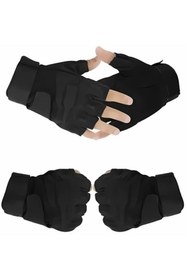 Resim SİNGLE SWORD Blackhawk Taktik Eldiven Askeri Eldiven Bisiklet Eldiveni Yarım Parmak Eldiven 