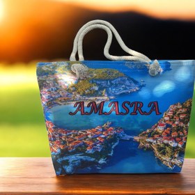 Resim back moda Plaj çantası #deniz çantası #amasra 