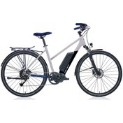 Resim Carraro E-Time Venüs 28 Hd Elektrikli Bisiklet (Mat Gümüş Siyah Koyu Mavi) 45 
