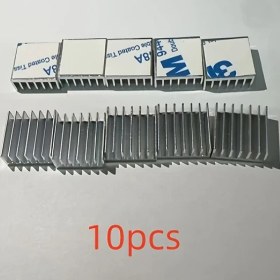 Resim Wangxi 14x14x6mm 10 Adet Alüminyum Soğutucu - Yüksek Performans Cpu Isı Dağıtımı 