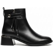 Resim Siyah Kadın Topuklu Bot 640.5719-01 Siyah 