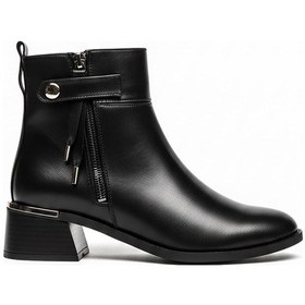 Resim Siyah Kadın Topuklu Bot 640.5719-01 Siyah 