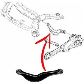 Resim Volvo S60 V60 S80 V70 Arka Süspansiyon Üst Denge Kolu 