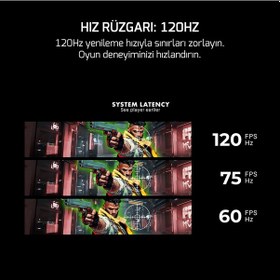 Resim Gamepower Vivid F20 27'' 1 MS 120 Hz Curved RGB Beyaz VA Full HD Oyuncu Monitör 