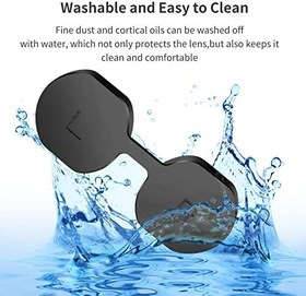 Resim Qoosea PS VR2 için Silikon Lens Kapağı Toz Geçirmez Çizilmez Yıkanabilir Lens Koruyucu Kapak Aksesuarları Playstation VR2 ile Uyumlu 