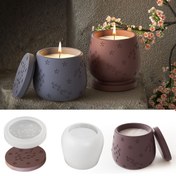 Resim 1 adet saklama kavanozu silikon kalıbı, takı saklama kavanozu kalıbı, yaratıcı 'nefes burcu puding şişesi mum kupa kalıbı, reçine alçı döküm yıldız şekilli dekoratif süs yapımı için uygun araçlar 