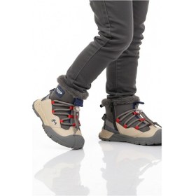 Resim Gri İçi Kürklü Soğuğa Dirençli Kaymaz Taban Erkek Çocuk Bot 22671 F Gri 