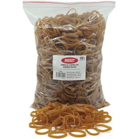 Resim Ekoset Geniş Kauçuk Paket Ambalaj Kasa Lastiği 50X5Mm 1Kg 