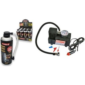 Resim 2 Li Oto Lastik Acil Set Kompresör + Lastik Tamir Kiti 
