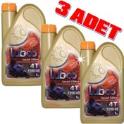Resim LUBCO 4t 10w/40 1 Litre 4 Zamanlı Motosiklet Yağı(3 Adet) 