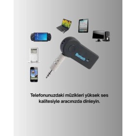 Resim Gültekin Eller Serbest Özellikli Bluetooth Aux Araç Kiti 