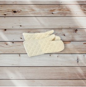 Resim Yanmaz Isıya Dayanıklı Uzun Fırın Eldiveni 40 X 18 Cm 2 Adet 