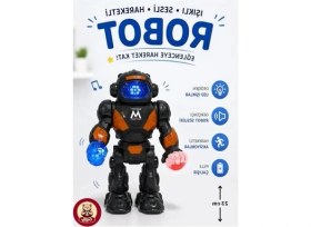 Resim Die Grup 23 cm Işıklı ve Sesli Hareketli Robot Oyuncak, Eğlenceli Dans Eden Tasarım 