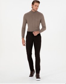 Resim Pierre Cardin Erkek Kahverengi Pantolon Kanvas-chino 50299528-vr029 Kahverengi 