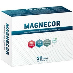 Resim Magnecor Magnezyum ve Vitamin B6 Içeren Tablet 