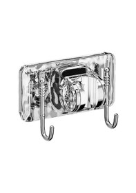 Resim Suntek Magideal Otel Tuvalet Dairesi Için 2 Askı Kancalı El Gümüş 