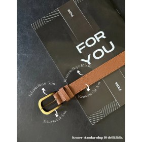 Resim Fiori Antik Tokalı Basic Kadın Pantolon Kemeri, Ceket Kemeri, Elbise Kemeri, Gömlek Kemeri 