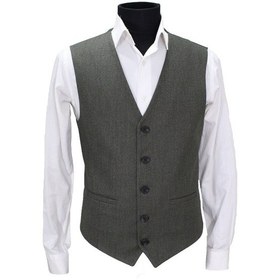 Resim Mentor Regalo Erkek Yelek V Yaka Yeşil Kırçıllı 50399 