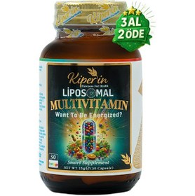 Resim Kiperin Lipozomal Multivitamin 13 Vitamin & 6 Mineral Cilt - Saç - Tırnak & Enerji Akıllı Gıda Takviyesi 