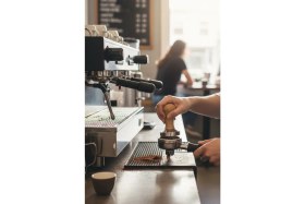 Resim Vodinox Cafe Bar Barista Ekipmanları Kahve Espresso Tamper Temper Inox Paslanmaz Ahşap Saplı 51 mm 