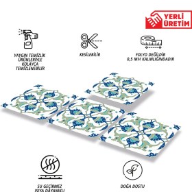 Resim Tink Kendinden Yapışkanlı Çini 01 Desenli Pvc Karo 30X30 cm 56 Adet 5m2 