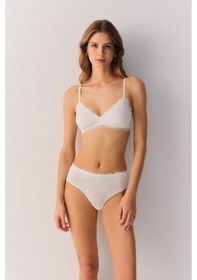 Resim Suwen Comfy Modal Yüksek Bel Slip Külot Sw4025036 Ekru 