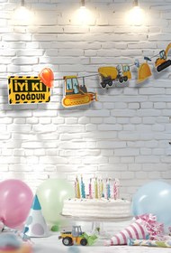 Resim İnşaat Temalı Banner Süs 