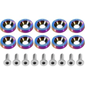 Resim Elektrikli Scooter Renkli Vida Pul Seti 10’lu 