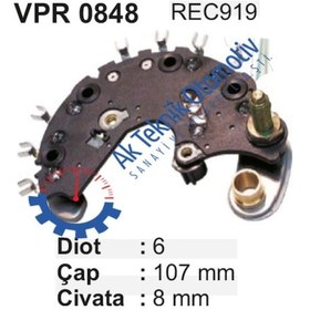 Resim Diot Tablasi Peugeot 405 Citroen Xantia 1.7 1.9 504629219 