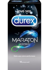 Resim Durex Maraton Geciktiricili Prezervatif 10'lu 