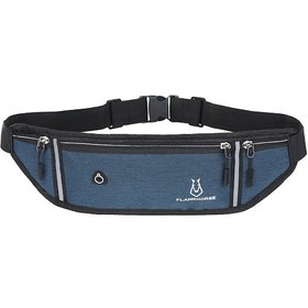 Resim Fosenze Slim Fit Su Geçirmez Spor Bel Çantası - Outdoor Koşu İçin Telefon Ve Kulaklık Kutusu - Unisex Siyah Mavi Turuncu Pembe Sarı Seçenekleri Koyu Mavi 
