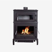 Resim Tds Plazma X Fırınlı, Yan Kapaklı,yan Camlı, Alttan Küllüklü Döküm Şömine Soba 