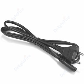 Resim Derwell Power Güç Elektrik Kablosu C7 (ps4/ps3/ps2/teyp- Laptop Adaptör-ışıldak ) 2 Pinli 1.5 Metre Siyah 