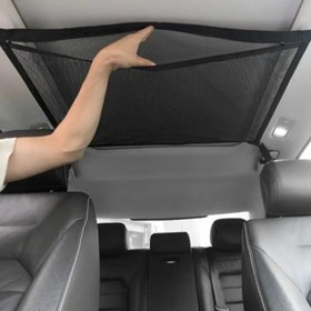 Resim Bu Nefes Alabilen File Tavan Ağı Cebi SUV'ların İç Depolama İçin 