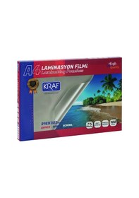 Resim Kraf Laminasyon Filmi Parlak A4 75 Mikron 100'lü 