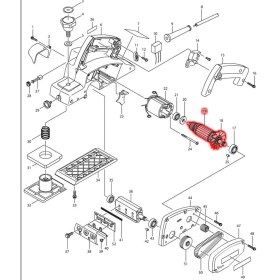 Resim Makita MKP080 Endüvi Rotor Kollektör Ürün Kodu 517494-7 