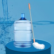 Resim 1 adet Uzun Saplı Su Şişesi Fırçası, Çok Amaçlı Temizlik Fırçası Su Sebeli, Açık Hava ve Mutfak Kullanımı İçin, Elektrik Gerektirmez 