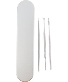 Resim Suntek 3 Adet Taşınabilir Paslanmaz Çelik Kulak Temizleme 