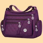 Resim Kare Çanta Erkek ve Kadınlar İçin Crossbody Çanta Yeni Büyük Kumaş Çanta Oxford Omuz Moda Her Tarza Uygun [Rastgele Çekme Yönü] 