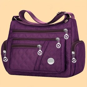 Resim Kare Çanta Erkek ve Kadınlar İçin Crossbody Çanta Yeni Büyük Kumaş Çanta Oxford Omuz Moda Her Tarza Uygun [Rastgele Çekme Yönü] 
