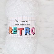 Resim La Mia RETRO Beyaz El Örgü İpi - LM1002 