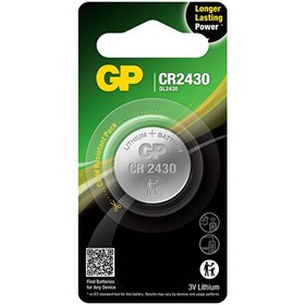 Resim GP CR2430 3 V Tekli 2430 Boy Lityum Düğme Pil 