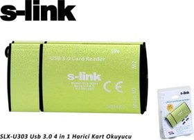 Resim SLX-U303 Usb 3.0 4in1 Kart Okuyucu S-Link