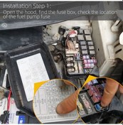 Resim Jokmae Araç Hırsızlık Önleme Sistemi 12v Otomatik Algılamalı Elektronik Yakıt Kesici Sigorta Takımı M506 