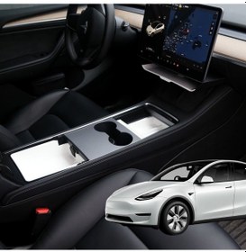 Resim Tesla Model Y / Model 3 Orta Konsol Ve Kol Dayama Düzenleyici 